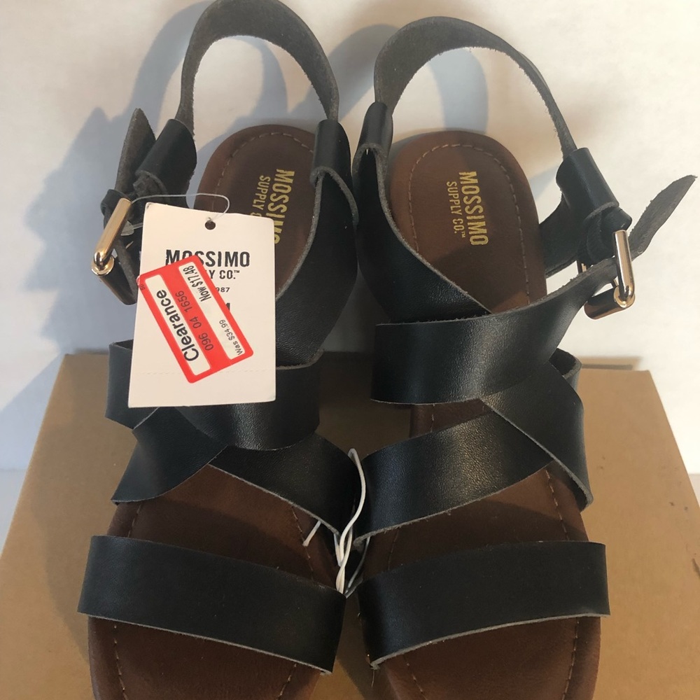 MOSSIMO BLACK WEDGES LAST ONE ☝️ - Picture 4 of 8
